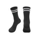 [SET 10 ĐÔI + TẶNG 1] Tất Vớ Nam Nữ 2 Sọc Trắng Đen Thế Thao Unisex Cổ Cao, Cổ Trung, Cổ Thấp LT002